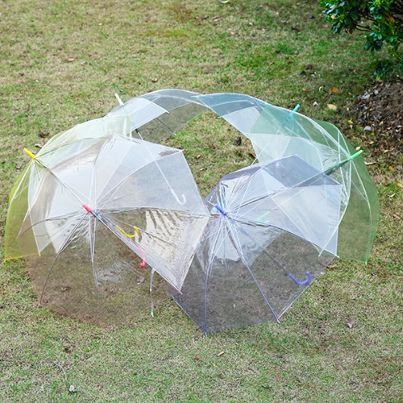 1pc 8-Ribs Sturdy Clear See-Th - Golf Umbrella Large ulasan dan harga