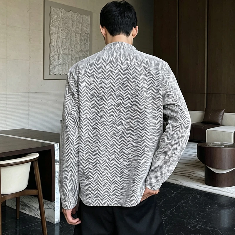 Mens Notched V Neck Long Sleev - Golf Tees ulasan dan harga